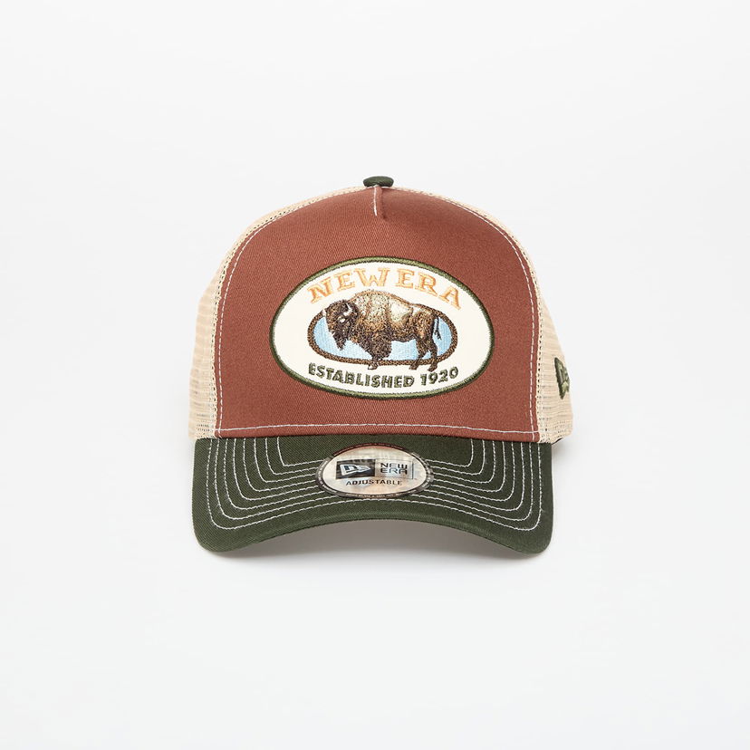Kapa New Era New Era 9FORTY A-Frame Trucker Animal Patch Cap Smeđa | 60691203