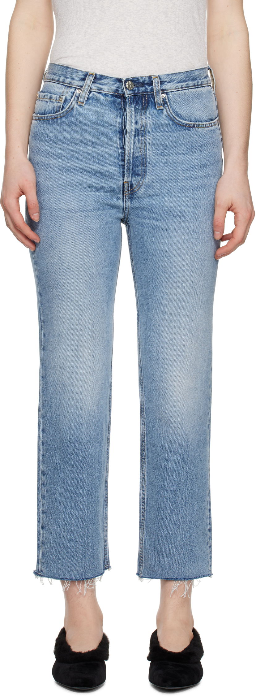 Jeans TOTEME TOTEME Classic Cut Jeans Plava | 222-235-741