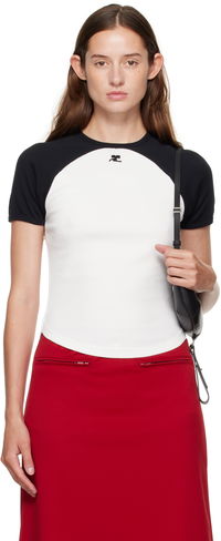 Courrèges Circle Contrast T-Shirt