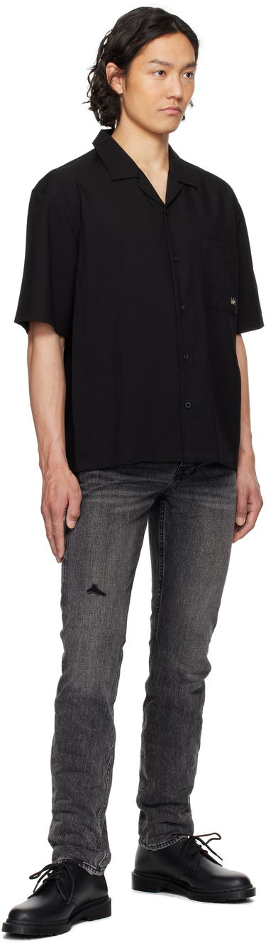 Košulja Ksubi Ksubi 1999 Diner Short Sleeve Shirt Crna | MSP25SH015, 3