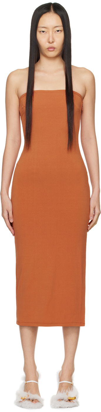 Haljina Miaou Miaou Lila Midi Dress Narančasta | 5025VISCRI