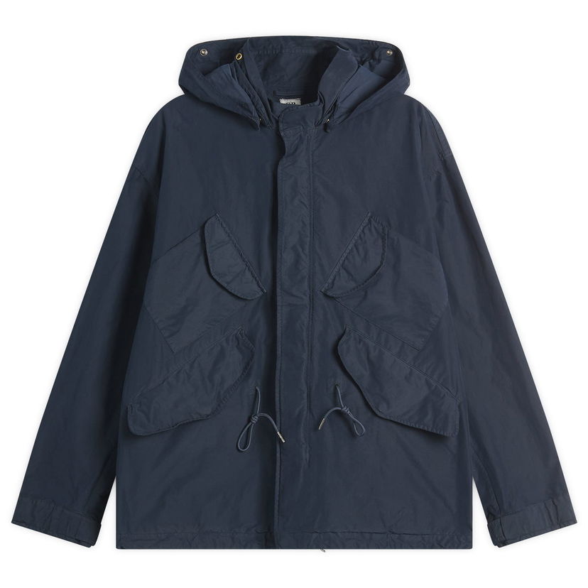 Parka C.P. Company C.P. Company Goggle Hooded Jacket, Size Large Tamnoplava | 18CMOW220A-110336G-BLU