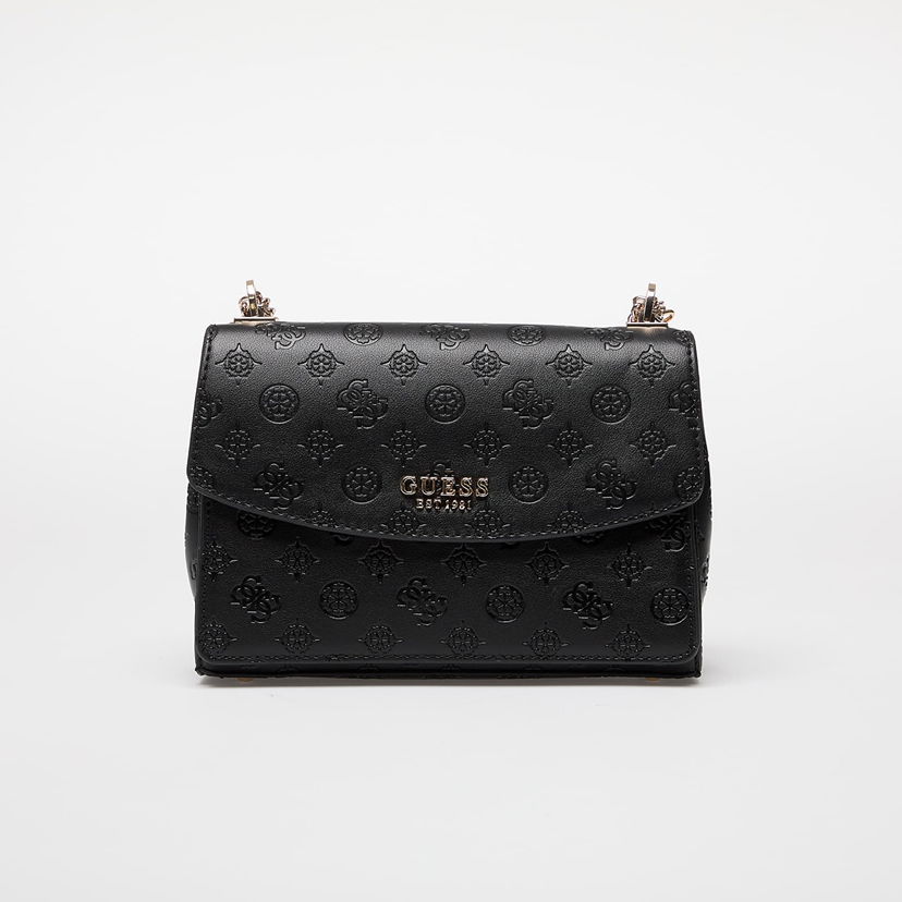 Torba za rame GUESS GUESS Phoebe Convertible Crossbody Flap Bag Crna | HWPD9665210-BLO