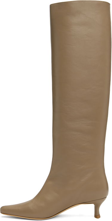 Tenisice i cipele BY FAR BY FAR Stevie 42 Kitten Heel Tall Boots Bež | MWFBO066CL013BG017PL, 2