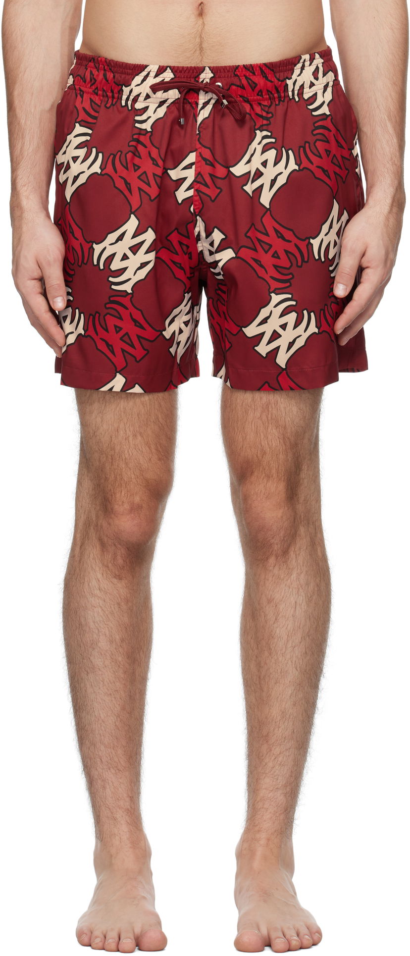 Kupaći kostimi AMIRI Quad Print Swim Shorts Crvena | AMSWTK1027