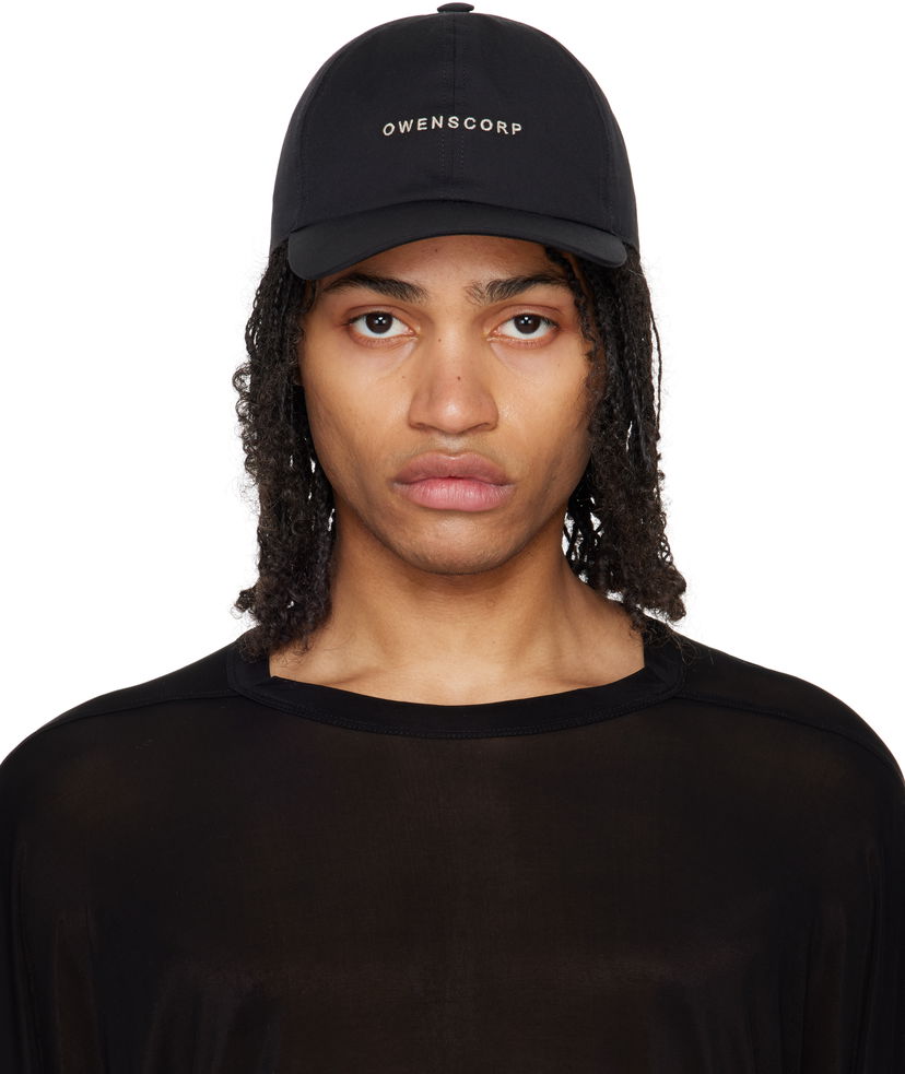 Kapa Rick Owens Rick Owens Hollywood Baseball Cap Crna | RA01E0600 TEEM7