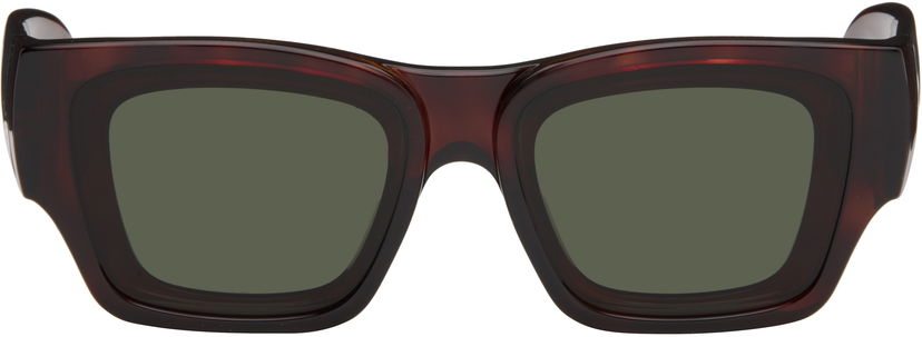 Sunčane naočale Loewe Paula's Ibiza Goggle Rectangle Sunglasses Smeđa | LW40172UM5652N 840126861495