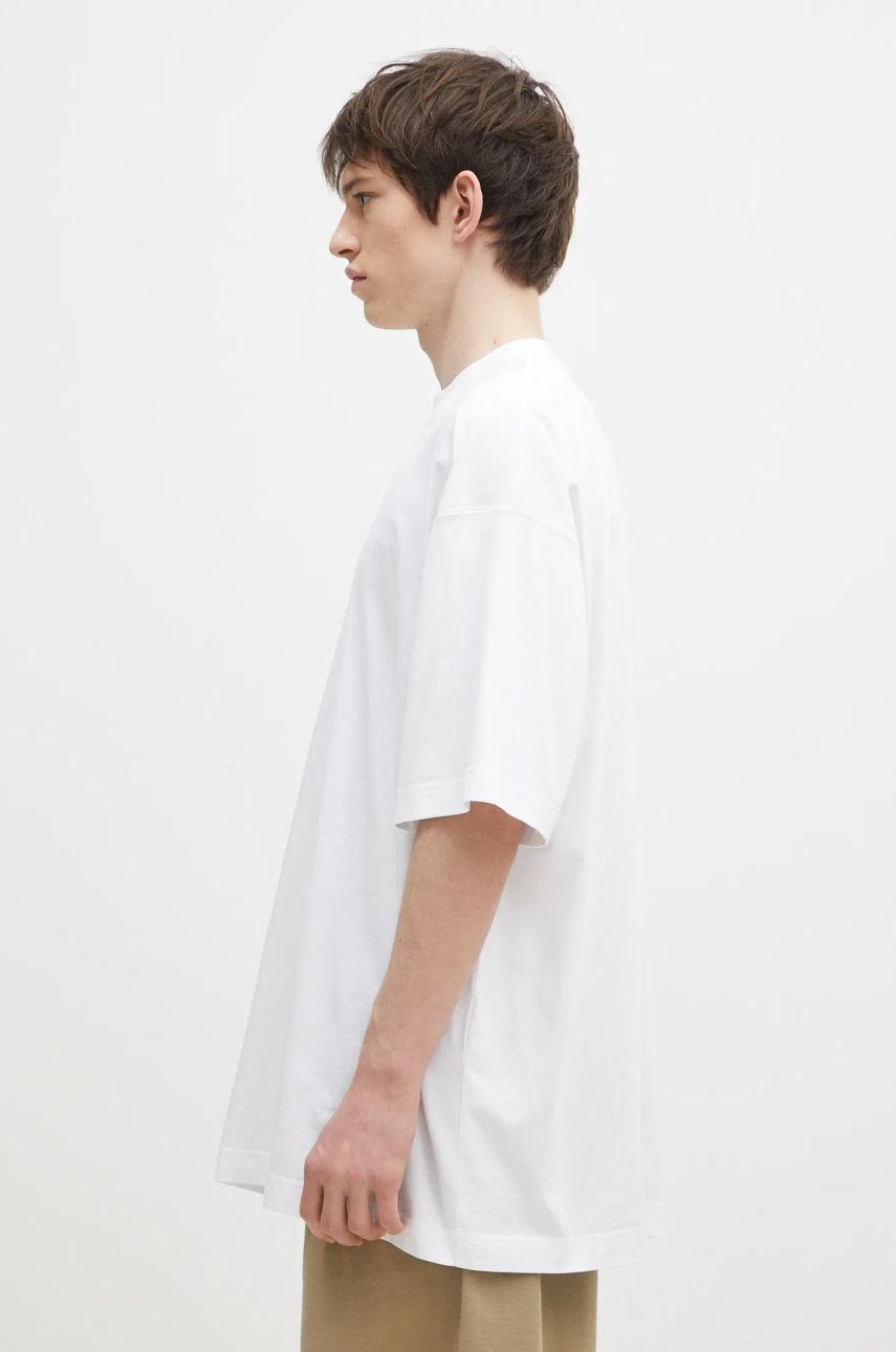 Majica kratkih rukava VETEMENTS Embroidered Logo Oversized T-Shirt Bijela | UA66TR765W, 1