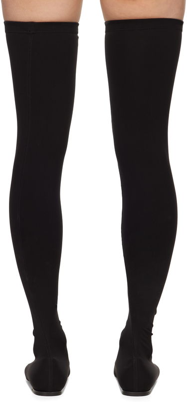 Tenisice i cipele Dolce & Gabbana Stretch Jersey Thigh-High Flats Crna | CU1115 AV590, 1