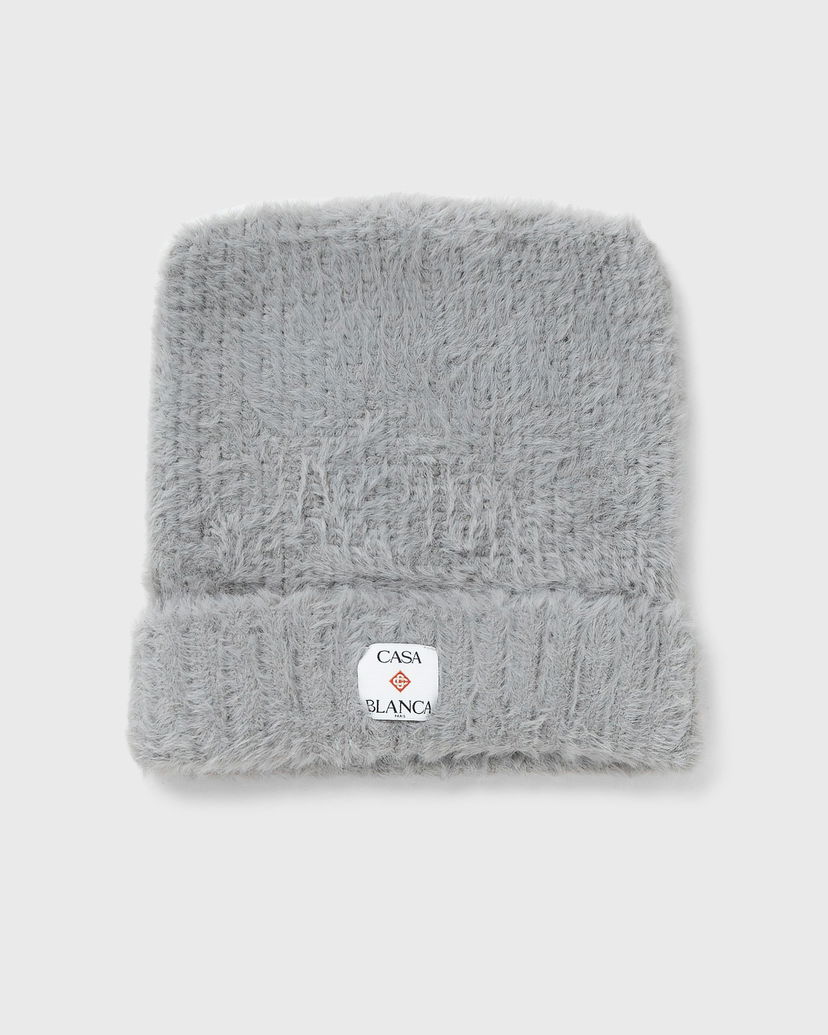 Šešir Casablanca Fluffy Square Hat Siva | A-AW25-HAT-101-02