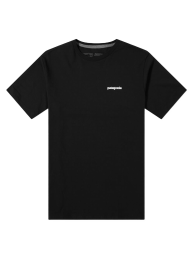 Majica kratkih rukava Patagonia P-6 Logo Responsibili-Tee Crna | 38504-BLK