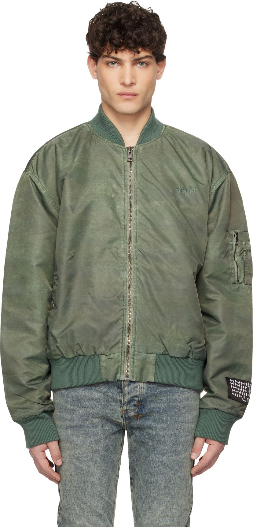 Bomber jakna Ksubi Ksubi Royalty Bomber Jacket Zelena | MPS25JK008