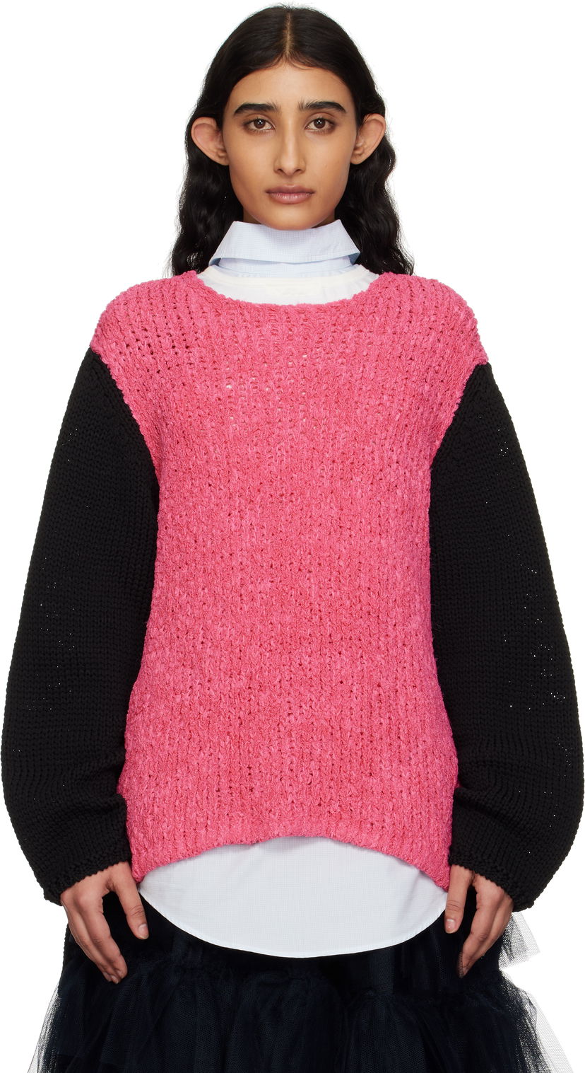 Džemper Comme des Garçons Crewneck Sweater by Homme Plus Ružičasta | PO-N005-S25