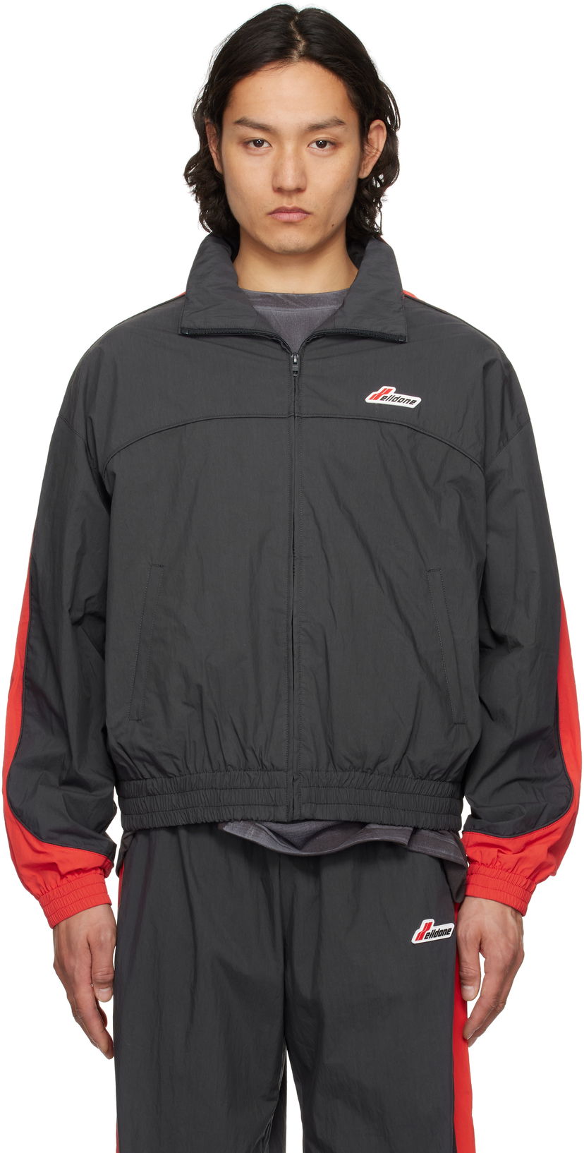 Vjetrovka We11done We11done Colorblock Track Jacket Crna | WD-JP1-25-059-U-CH