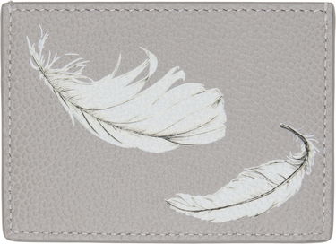 Novčanik Thom Browne Thom Browne Single Feather Print Card Holder Siva | MAW020L-E1353, 1