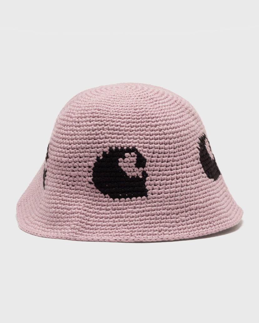 Šešir Carhartt WIP Crocheted C-Logo Pattern Bucket Hat Ružičasta | I034482-2WN.XX