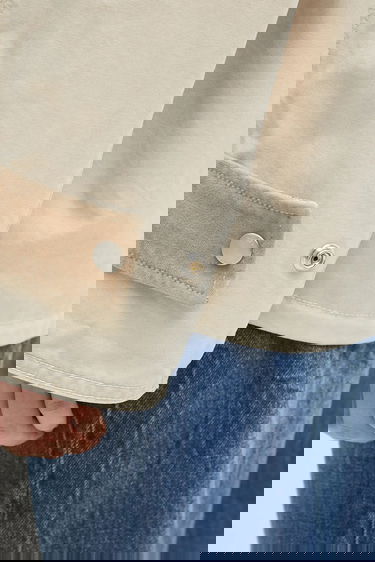 Jakna KENZO Kenzo Workwear Oversize Jacket Bež | FF62VE2729HA, 6