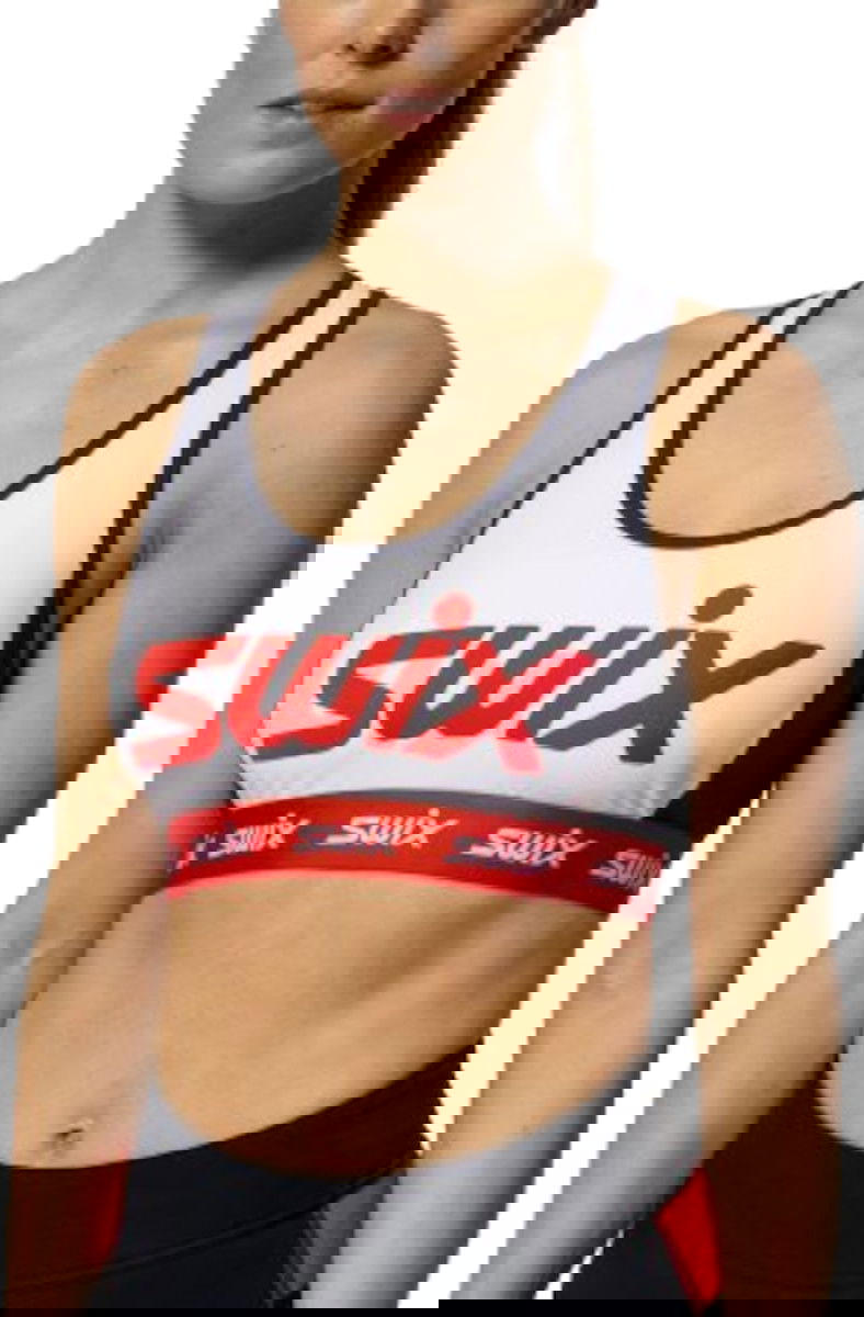 Majica bez rukava SWIX SWIX Roadline Sports Bra Bijela | 10012-23-00035