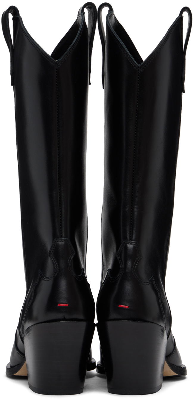 Odjeća Aeyde Aeyde Ariel Western Boots Crna | A11-AB-TBUP75CH-222-800-001, 1