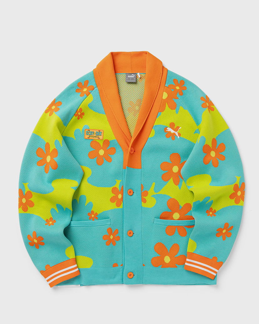Džemper Puma Scooby Doo X-Large Green Knit Cardigan Plava | 630372-01