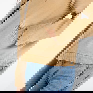 Jakna GUESS Originals Cropped Workwear Jacket Bež | W5BN80WG163-G1K9, 2