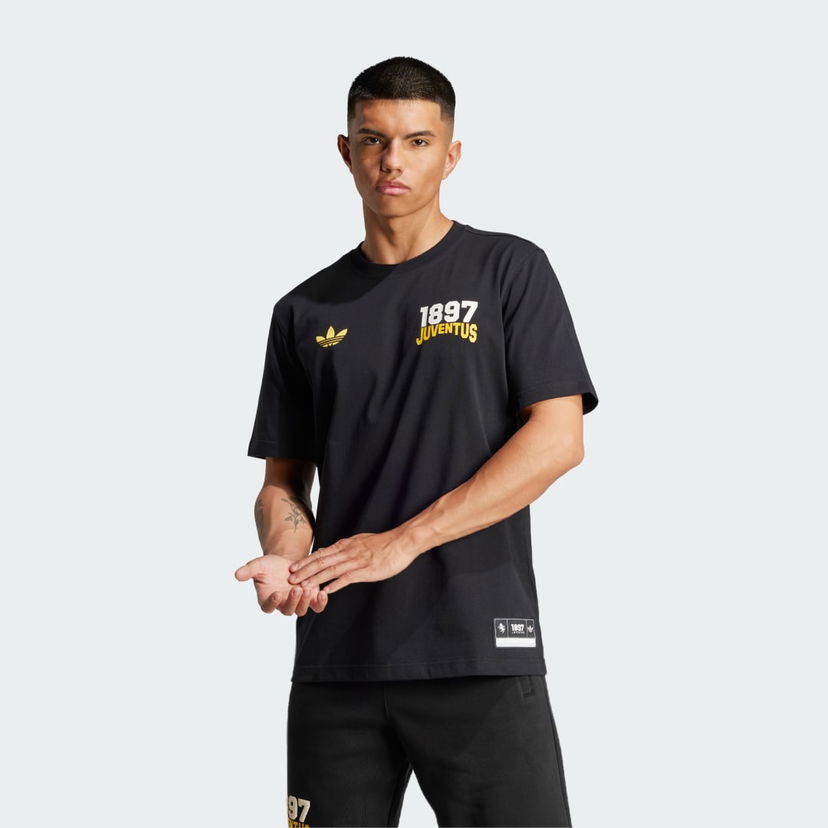 Majica kratkih rukava adidas Performance Juventus VRCT Black Graphic T-Shirt Crna | JL6114