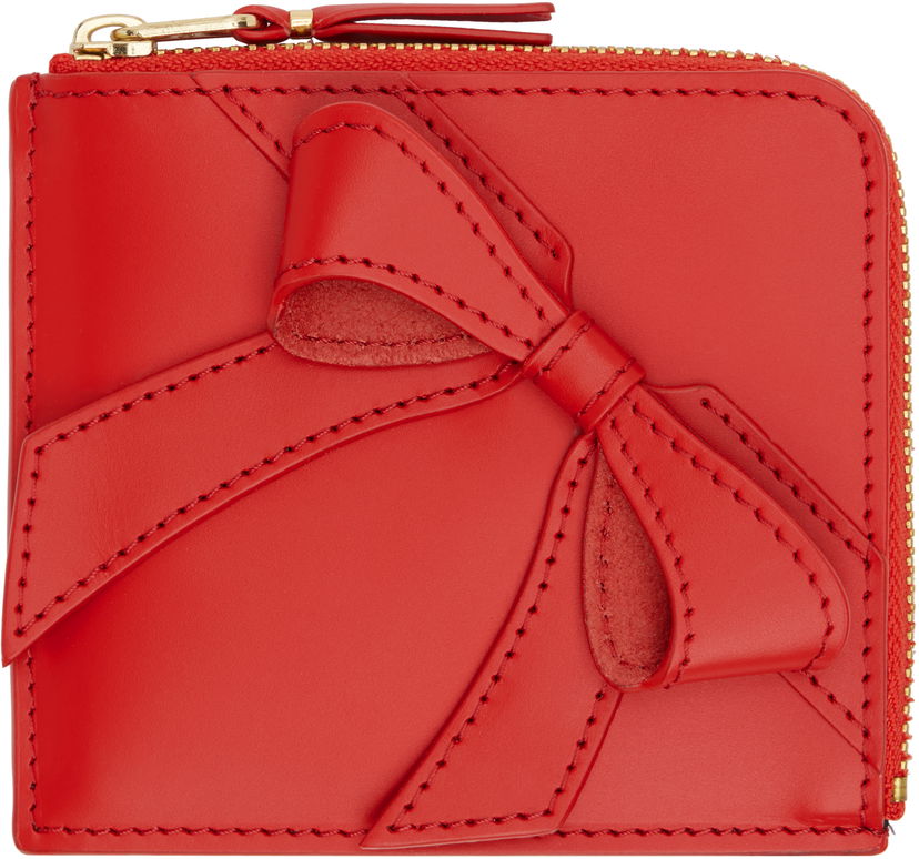 Novčanik Comme des Garçons COMME des GARÇONS Big Bow Zip Wallet Crvena | SA3100BB