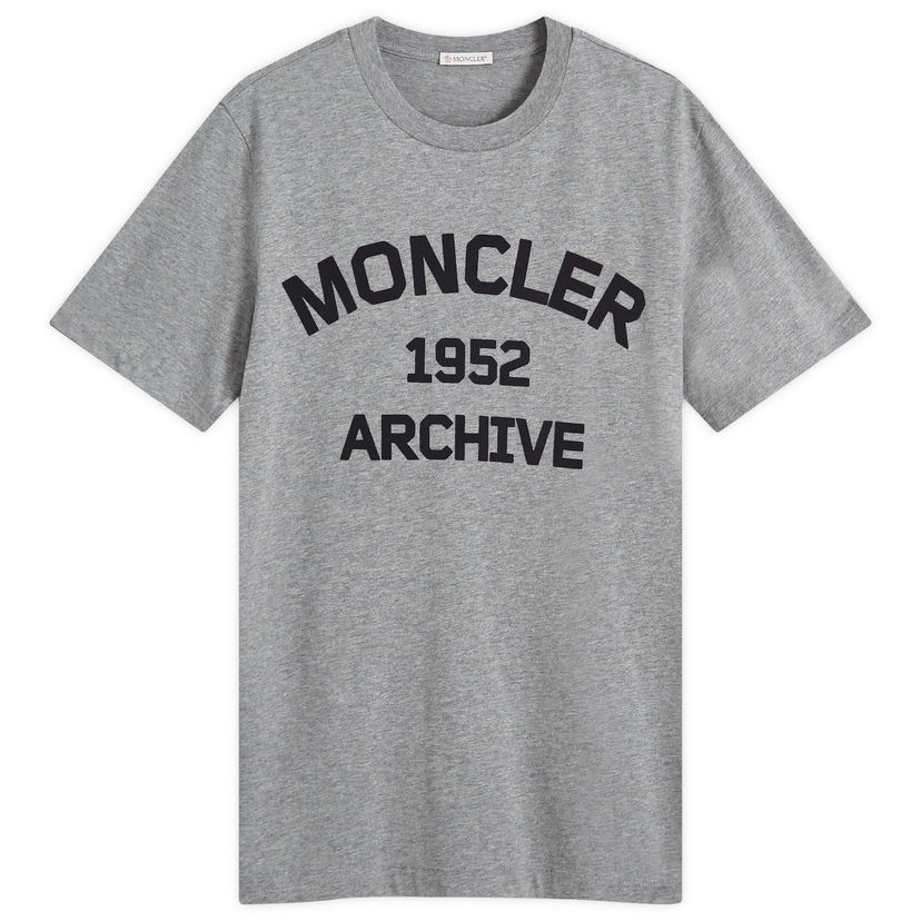 Majica kratkih rukava Moncler 1952 Archive T-Shirt Siva | 8C000-89AKK-01-985