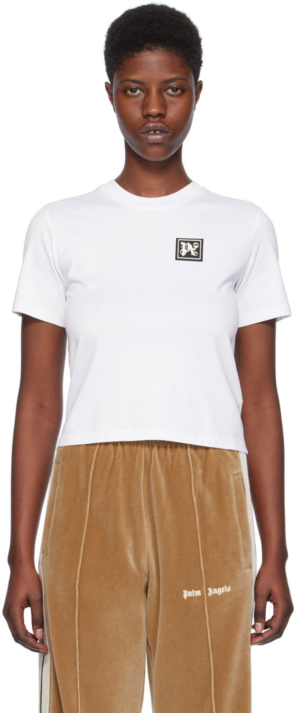 Majica kratkih rukava Palm Angels 'Ski Club' T-Shirt Bijela | PWAA044R24JER0020110