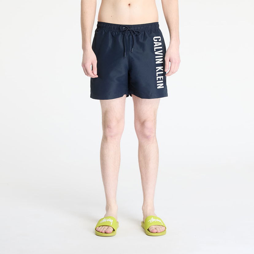 Kupaći kostimi CALVIN KLEIN Calvin Klein Jeans Medium Drawstring Boardshorts Tamnoplava | KM0KM01092 CEF