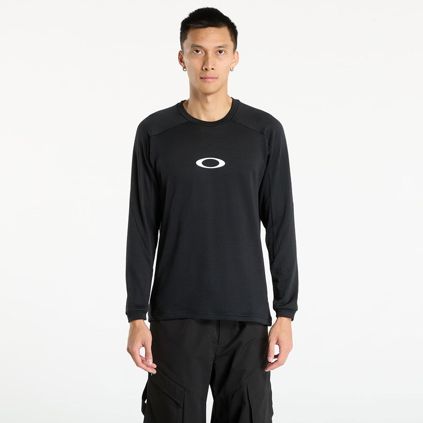 Dukserice OAKLEY Men's Enhance Light Grid Long Sleeve Crew Sweatshirt Crna | FOA408123-02E