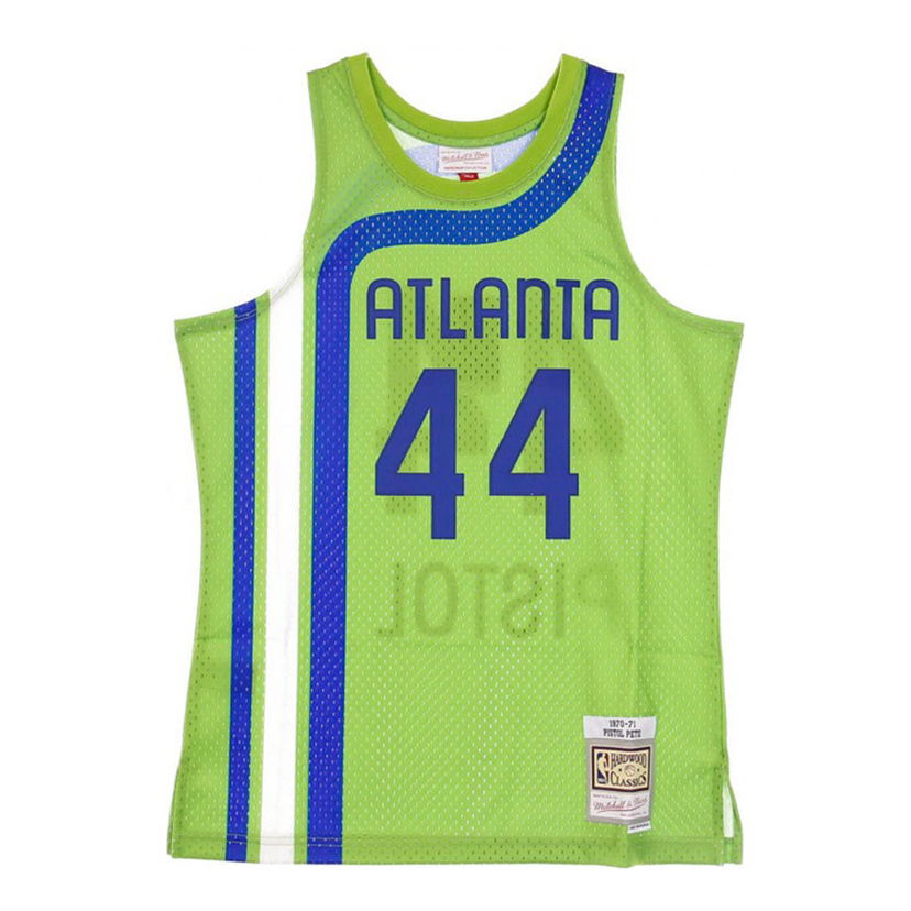 Majica bez rukava Mitchell & Ness Atlanta Hawks 1970-71 Pete Maravich Swingman Jersey Zelena | SMJYSB19028-AHAGNLT70PMA