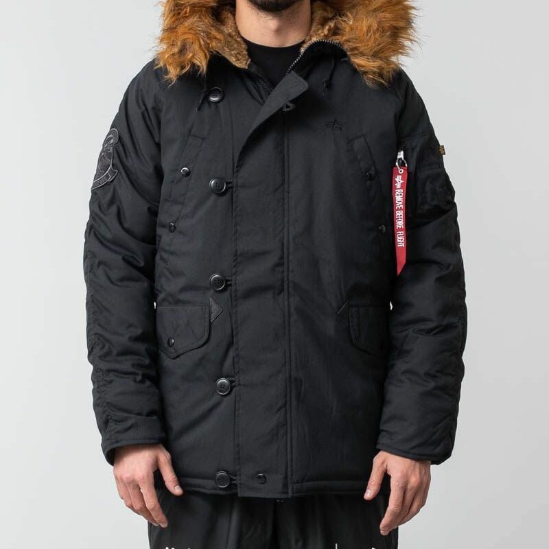Jakna Alpha Industries Explorer Jacket Black Crna | 193128 black