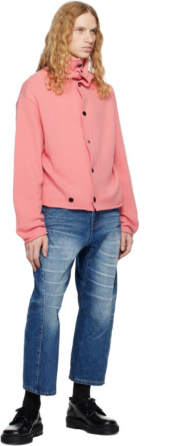 Džemper ADER ERROR Mock Neck Button Cardigan Ružičasta | BN01FWKT0703PK, 3