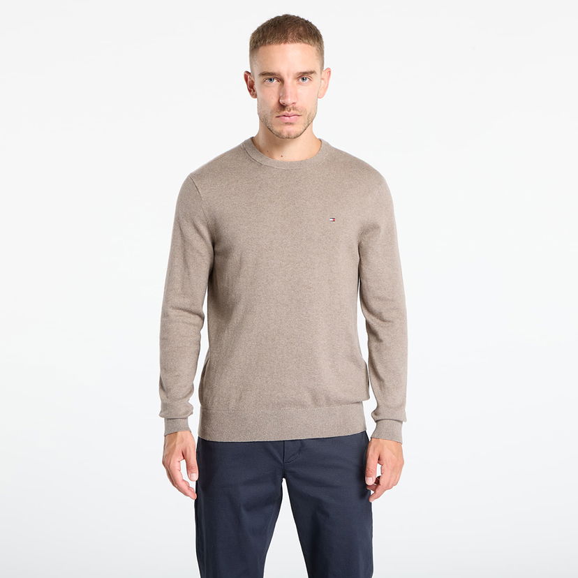 Džemper Tommy Hilfiger Tommy Hilfiger Pima Cotton Cashmere Crew Neck Sweater Bež | MW0MW28046 HI3
