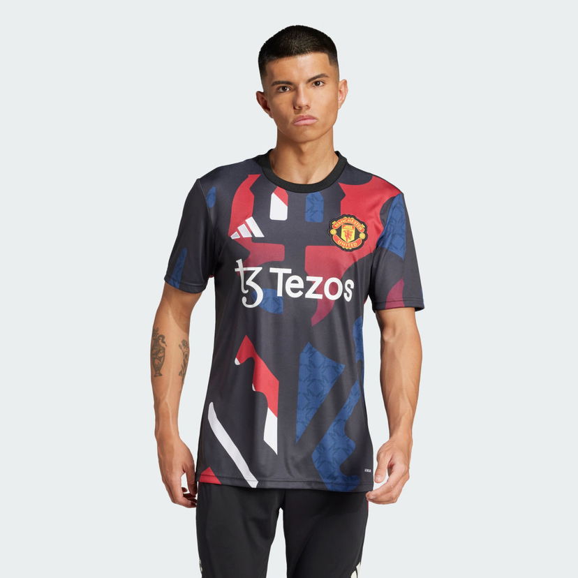 Dres adidas Performance Manchester United Graphic Pre-Match Jersey Crna | JD7147