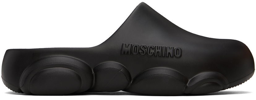 Odjeća Moschino Moschino Teddy Sole Slippers Crna | MA10903G1I M29 000