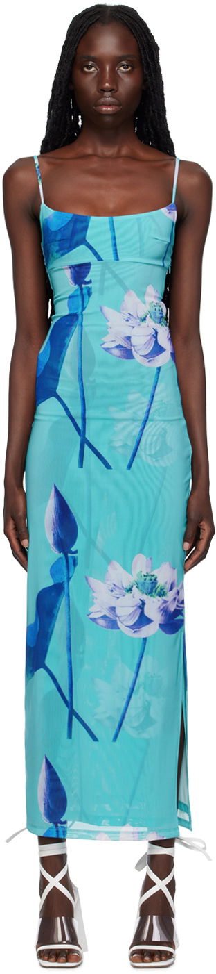 Haljina Miaou Miaou Thais Maxi Dress Plava | 5019PM3BLO