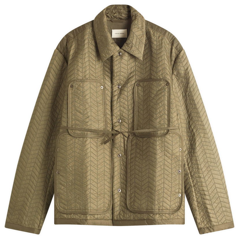 Pernata jakna Craig Green Craig Green Quilted Worker Jacket, Size Large Zelena | CGSS25CWOJKT82-30413305