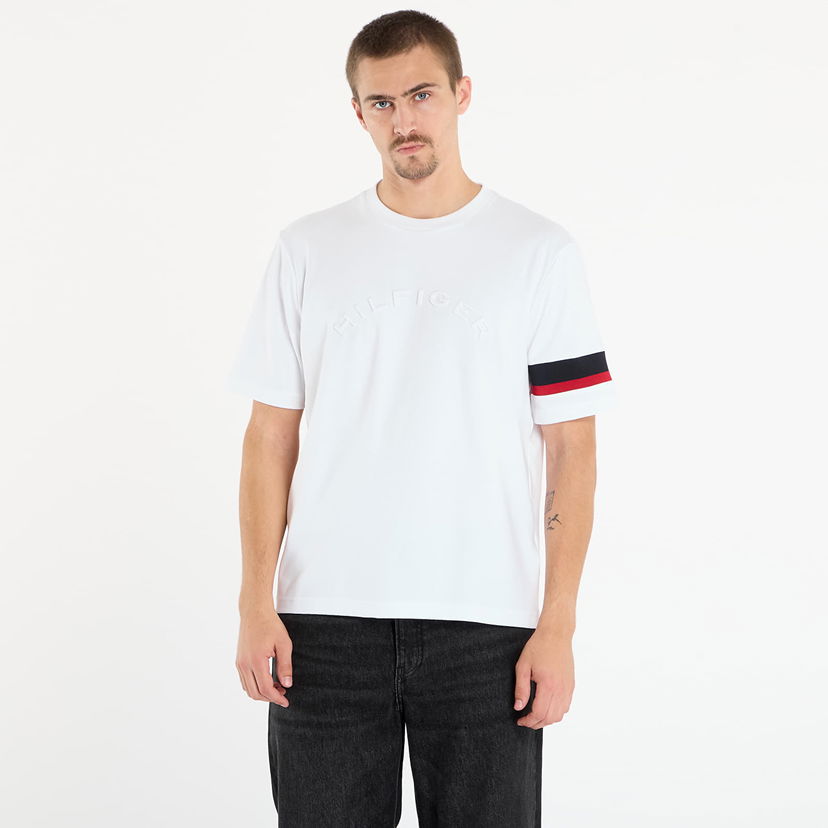 Majica kratkih rukava Tommy Hilfiger Rwb Insert T-shirt Bijela | MW0MW40018 YBR