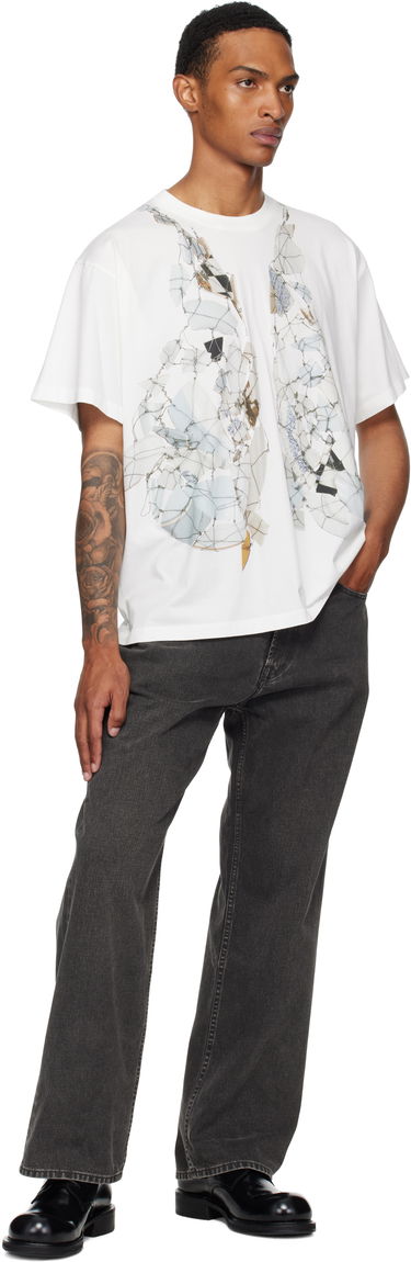 Majica kratkih rukava Maison Margiela MM6 Maison Margiela Printed T-Shirt Bijela | SH0GC0056 S24312, 3
