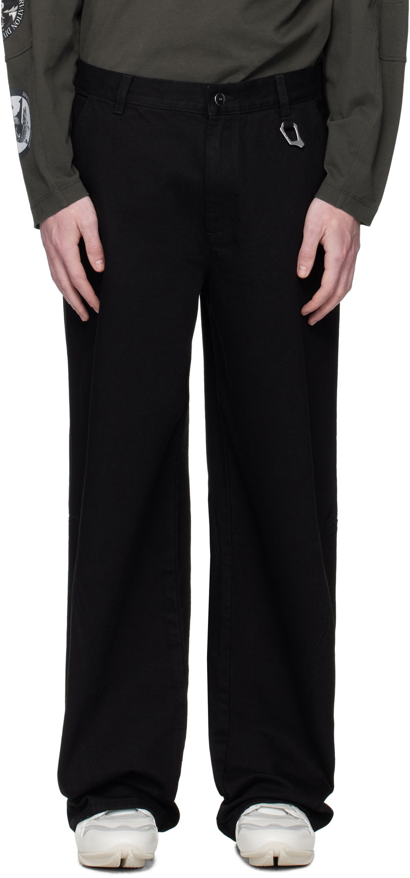 Jeans HELIOT EMIL Heliot Emil Basalt Wide-Leg Jeans Crna | PREAW25_M_10_189_BLK0_CO
