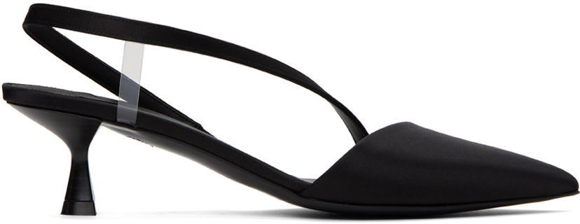 Tenisice i cipele Stella McCartney Iconic D'Orsay Slingback Heels Crna | 810372E00157