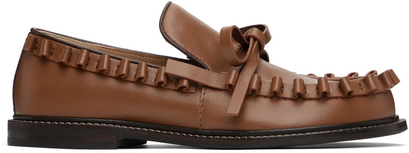 Tenisice i cipele JW Anderson JW Anderson Ruffle Loafers Smeđa | FW0167-LA0323