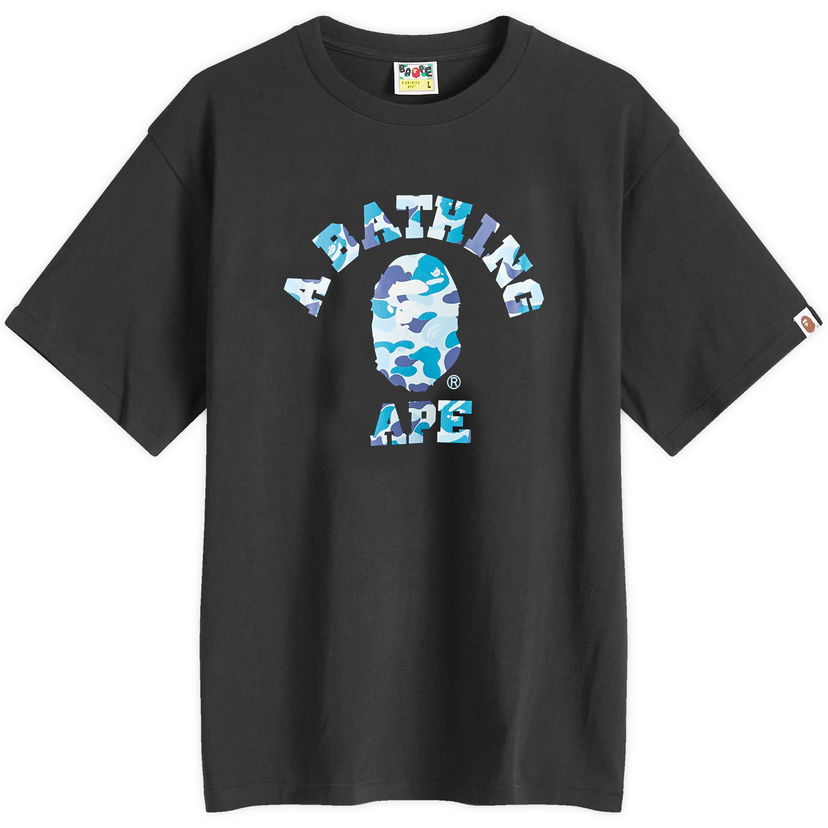 Majica kratkih rukava BAPE ABC Camo College T-Shirt Crna | 001TEI301005M-BKB