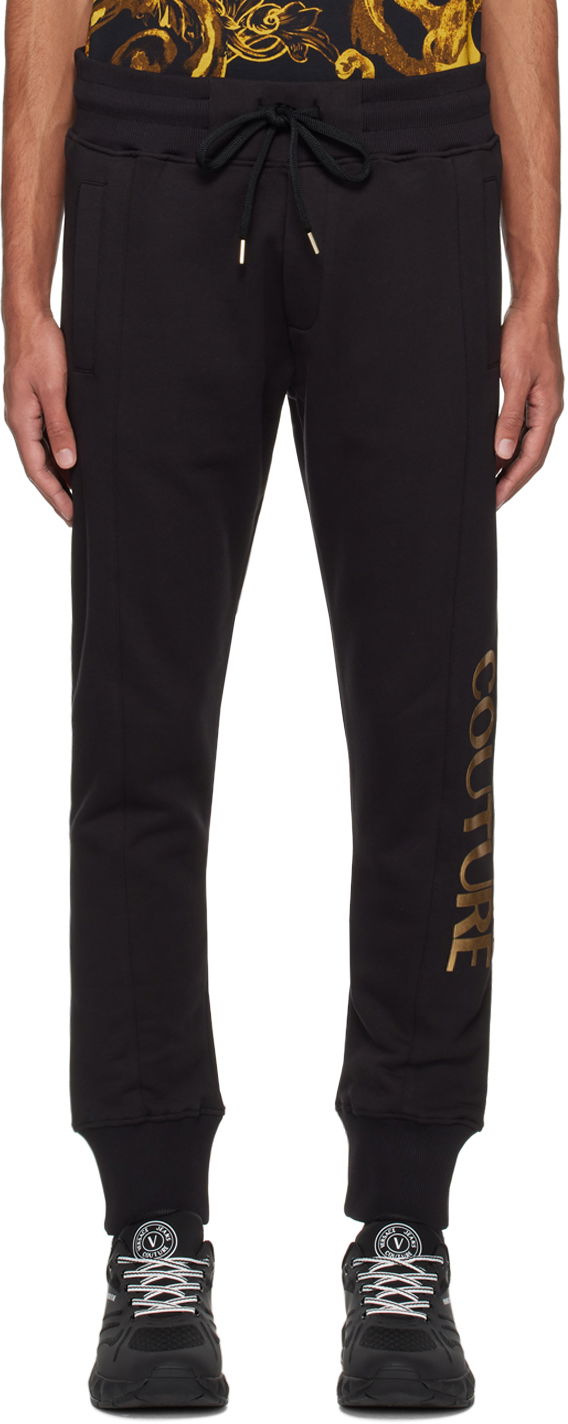 Trenirka Versace Drawstring Sweatpants Crna | E76GAAT00_ECF01T, 0