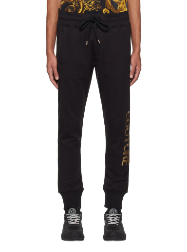 Trenirka Versace Drawstring Sweatpants Crna | E76GAAT00_ECF01T