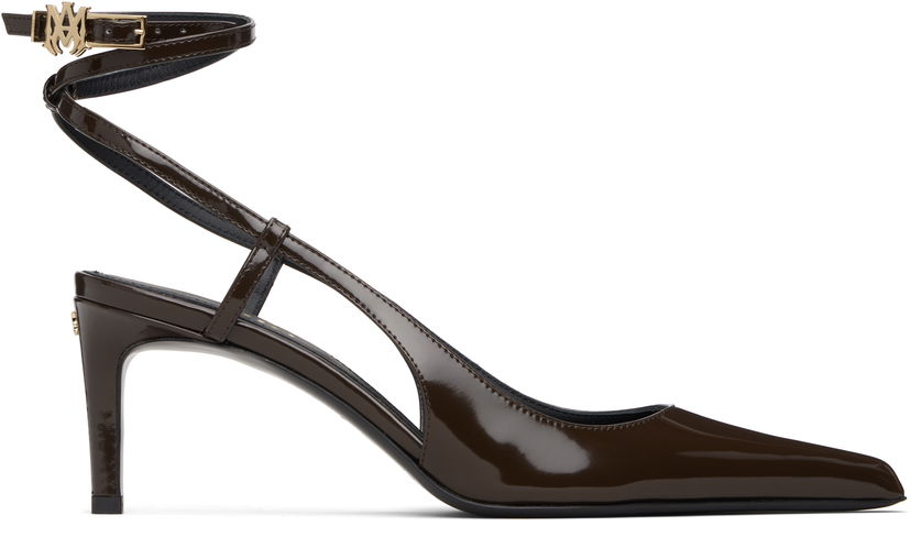 Nakit AMIRI AMIRI 'MA' Kitten Heel Pumps Smeđa | AWFOPP1001