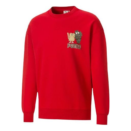Džemper Puma Michael Lau Crossover Crewneck Sweatshirt Crvena | 530358-22