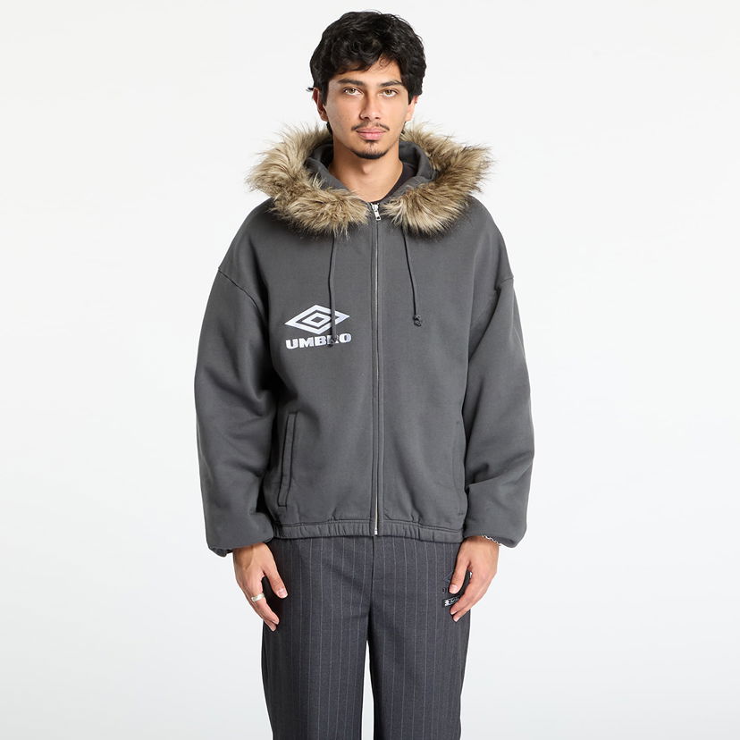 Dukserice Umbro Fur Masked Hoodie Siva | UBMW0346FA219 GRY0003